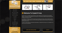 Desktop Screenshot of crystalocorp.com