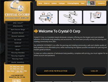 Tablet Screenshot of crystalocorp.com